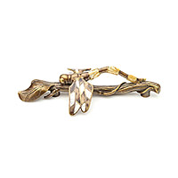 Schaub Nature Dragonfly Cabinet Pull - Mother of Pearl/Penshell