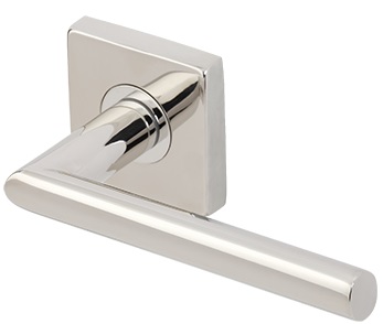 Inox 107 Stockholm Lever Handle with Square Rosette