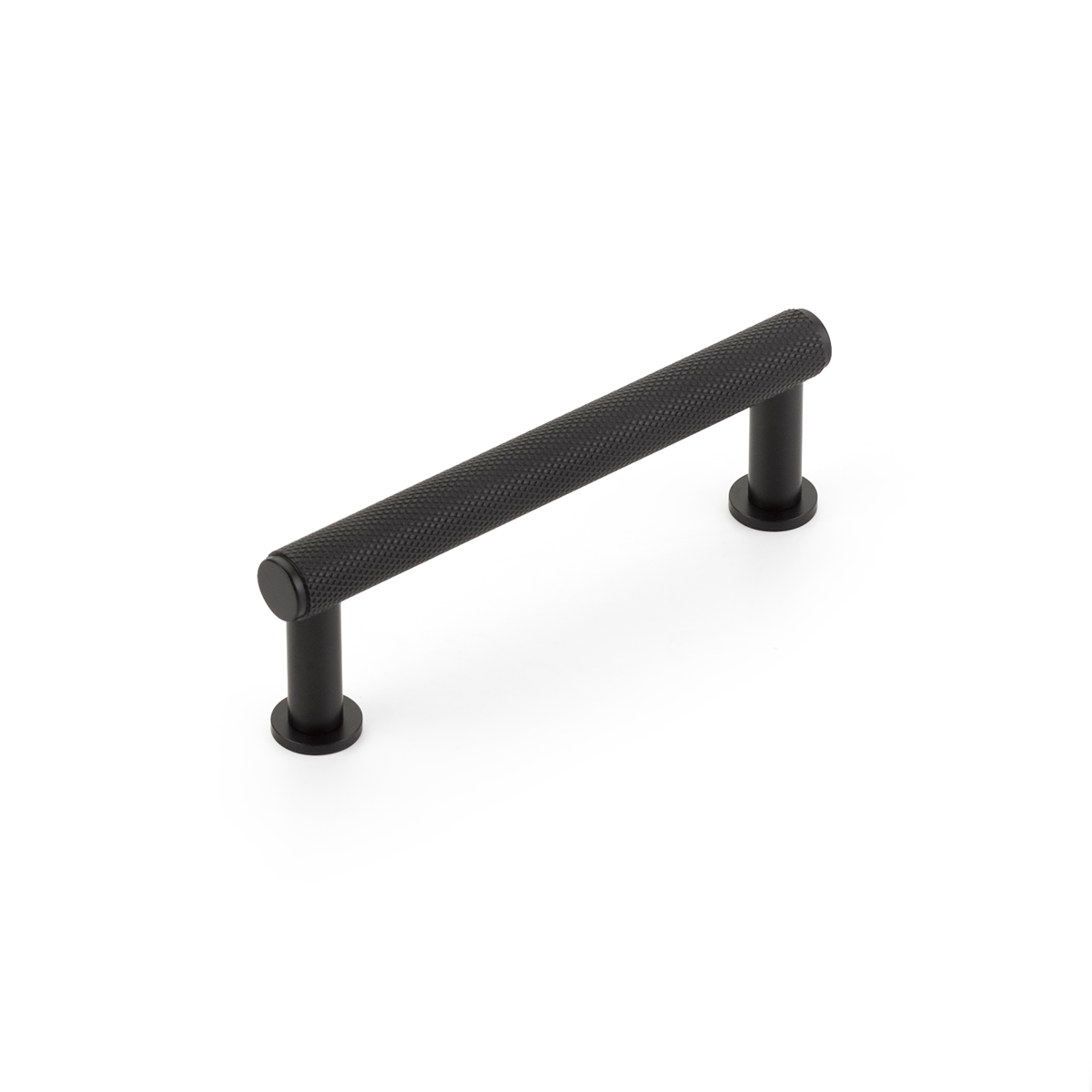 Schaub Pub House 3-1/2 Inch cc Knurled Matte Black Pull