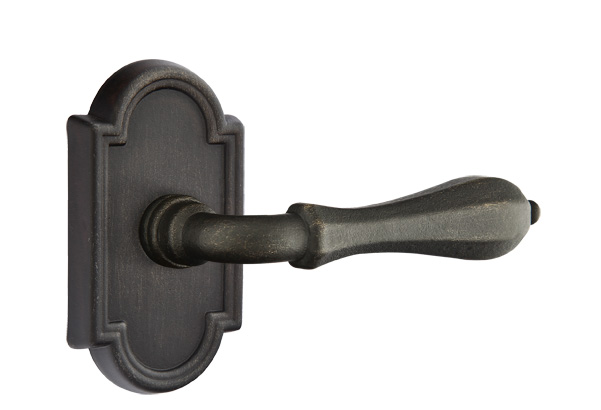 Emtek Lost Wax Octagon Lever Handle with Style 11 Rosette