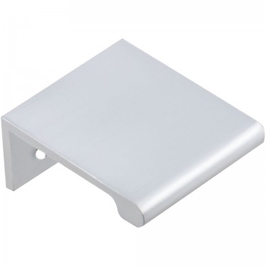 Hardware Resources Edgefield 1-1/4 Inch Overall Edge Pull - Brushed Chrome