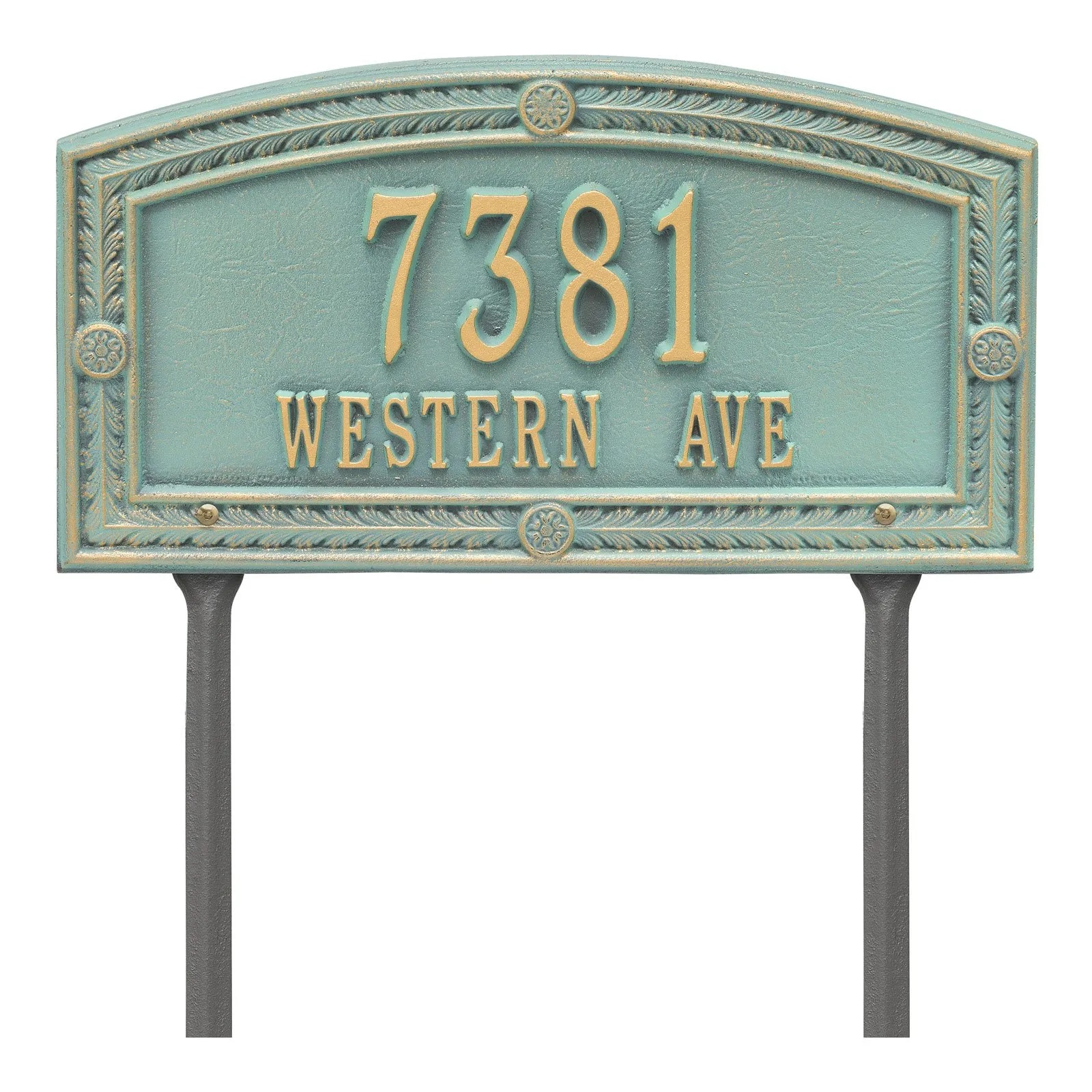 Whitehall Personalized Hamilton Plaque - Standard - Lawn - 2 line