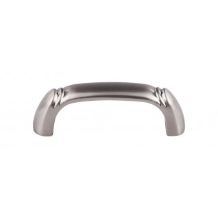 Top Knobs M2129 Tuscany Dover D Pull 2 1/2 Inch CC Brushed Satin Nickel