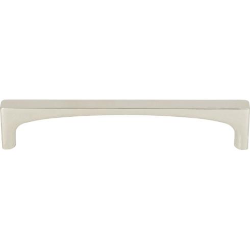 Top Knobs TK1013PN Riverside Pull 5 1/16 Inch CC Polished Nickel