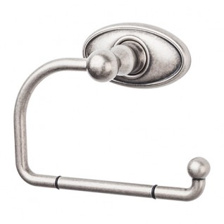 Top Knobs ED4APC Edwardian Oval Tissue Hook Antique Pewter