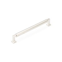 Schaub Haniburton 8 inch CC Cabinet Pull in Polished Nickel