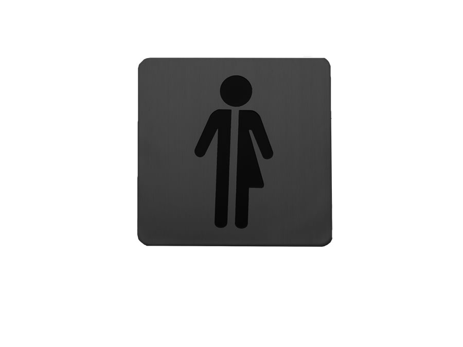 Linnea Male/Female Round Door Sign SGN-76S5