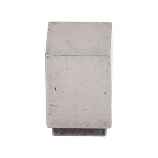 Top Knobs TK33PTA Sanctuary I Linear Square Knob 3/4 Inch Pewter Antique