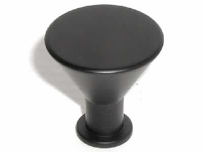 Top Knobs M587 Nouveau II 1 3/16 Inch Cabinet Knob Flat Black