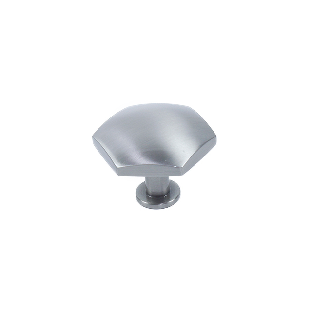 Century Modern 1 3/8 inch Hexagon Knob in Matte Satin Nickel