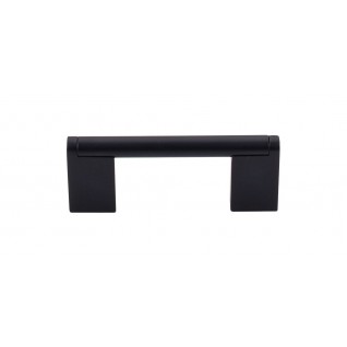 Top Knobs M1054 Princetonian Bar Pull 3 Inch CC Flat Black