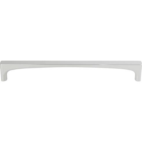 Top Knobs TK1015PC Riverside Pull 7 9/16 Inch CC Polished Chrome