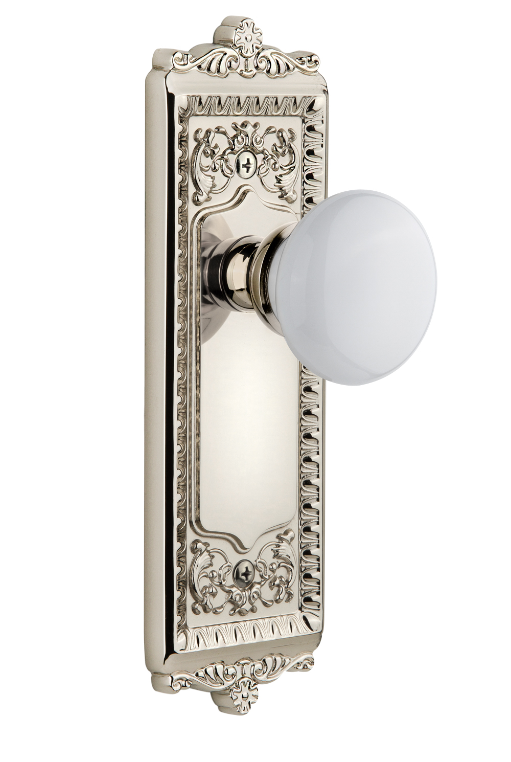 Grandeur Windsor Plate with Hyde Park Knob