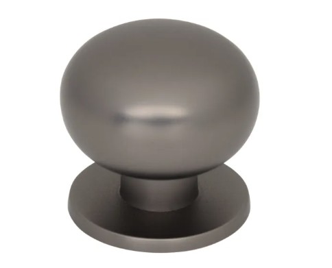 Top Knobs TK3330AG Lambert 1 1/4 Inch Knob Ash Gray