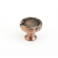 Schaub French Farm 1 5/16 inch Diameter Round Knob in Empire Bronze