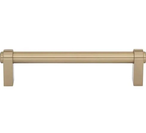 Top Knobs TK3211HB Lawrence Pull 5 1/16 Inch CC Honey Bronze