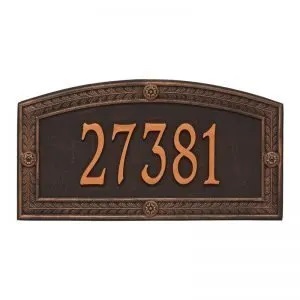 Whitehall Personalized Hamilton Plaque - Estate - Lawn - 1 line