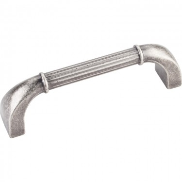 Hardware Resources Cordova 96mm CC Cabinet Pull - Distressed Pewter
