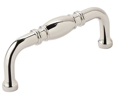 Amerock 3 Inch CC Granby Cabinet Pull Polished Nickel