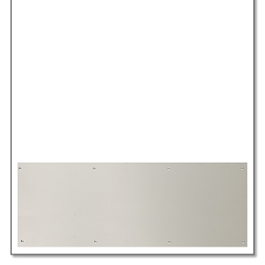 12 Inch Tall Kickplate Satin Stainless Steel