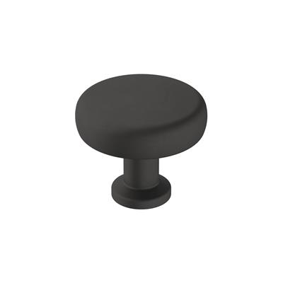 Amerock Factor 1-1/4 Inch cc Cabinet Knob Matte Black