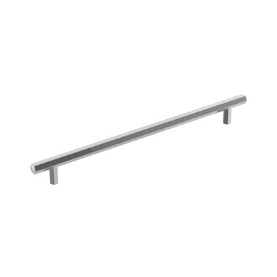 Amerock Caliber 10-1/16 Inch cc Cabinet Pull Polished Chrome