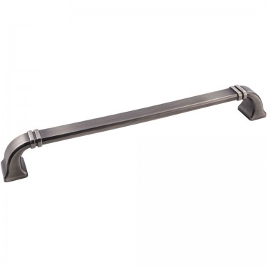 Hardware Resources 12" Ella Brushed Pewter Appliance Handle
