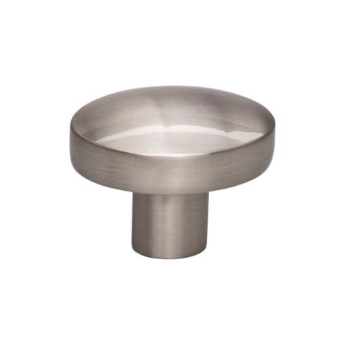 Top Knobs TK910BSN Hillmont Knob 1 3/8 Inch Brushed Satin Nickel