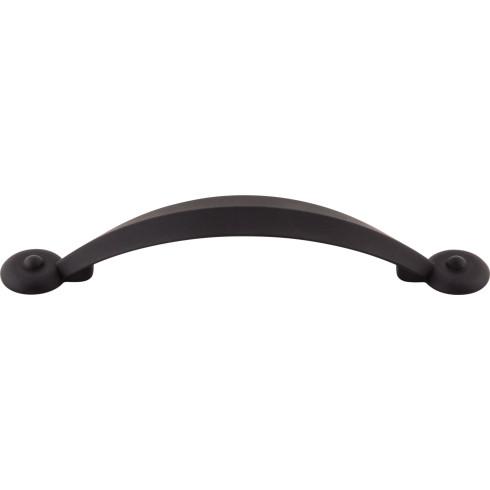 Top Knobs M1678 Angle Pull 3 3/4 Inch CC Flat Black