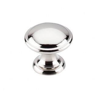 Top Knobs M1582 Rounded Knob 1 1/4 Inch Polished Nickel