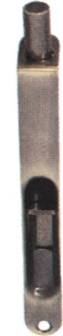 Emtek 6 Inch Flush Bolt with Round Corners