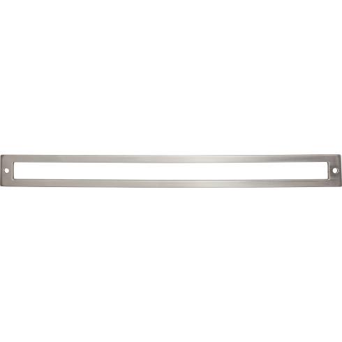 Top Knobs TK929BSN Hollin Backplate 12 Inch CC Brushed Satin Nickel