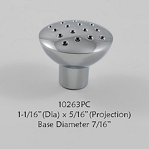 Residential Essentials 10263 Cabinet Knob in Polished Chrome