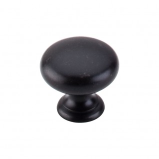 Top Knobs M596 Normandy Mushroom Knob 1 1/4 Inch Patina Black