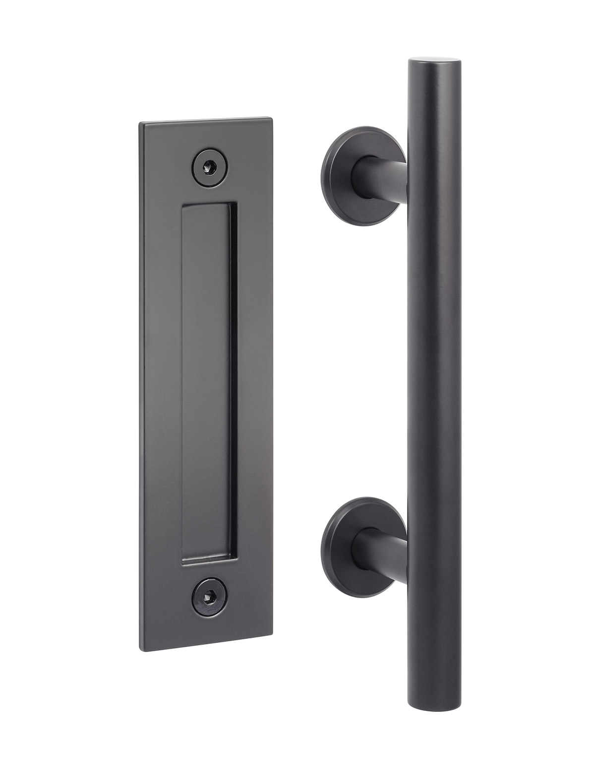 Sure-Loc Ladder Handle with Flush Handle Pull - Flat Black