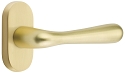 Emtek Basel Lever with 1.5" x 3" Oval Stretto Rosette