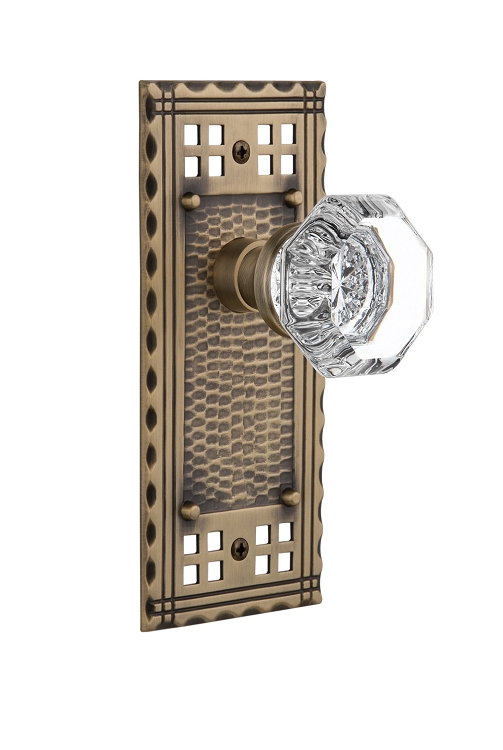 Nostalgic Warehouse Craftsman Plate with Waldorf Knob