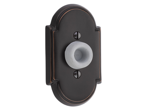 Emtek Wall Bumper Door Stop with Multiple Rosette Style Options