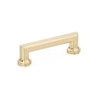 Schaub Empire 3 1/2 inch CC Cabinet Pull in Signature Satin Brass