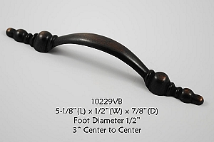 Residential Essentials 10229 Cabinet Pull in Venetian Bronze