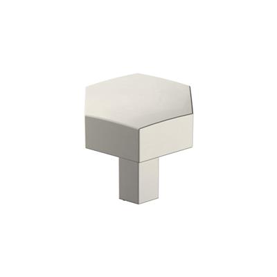 Amerock Caliber 1-1/4 Inch Cabinet Knob Satin Nickel
