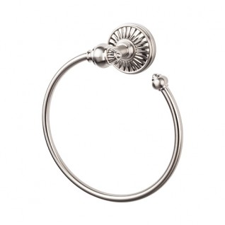 Top Knobs TUSC5BSN Tuscany Towel Ring Brushed Satin Nickel