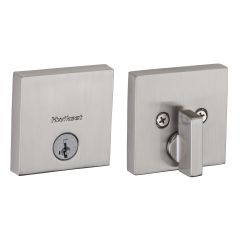 Kwikset 258SQT Modern Downtown Style Single Cylinder Deadbolt