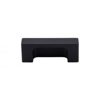 Top Knobs TK275BLK Sanctuary II Modern Metro Tab Pull 2 Inch CC Flat Black