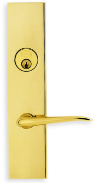 Omnia Max Steel Mortise Sideplate Lock Style 12042