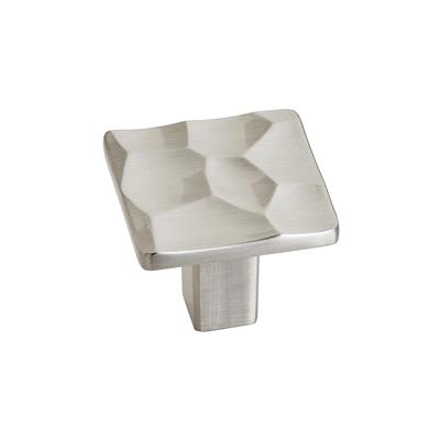 Amerock Kamari 1-3/16 Inch Square Cabinet Knob Satin Nickel