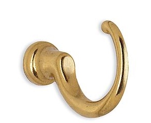 Beslagsboden Classic Basic 42MM Loop Hook - Polished Brass