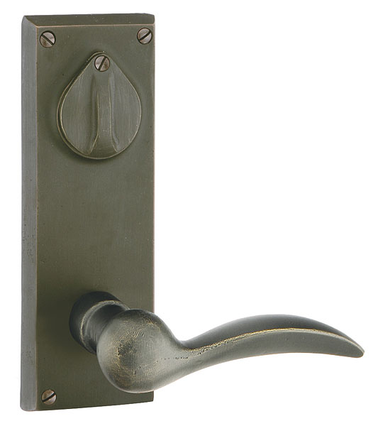 Emtek Rectangular 7 Inch KEYED Sideplate Lock for 3 5/8 Inch Bore