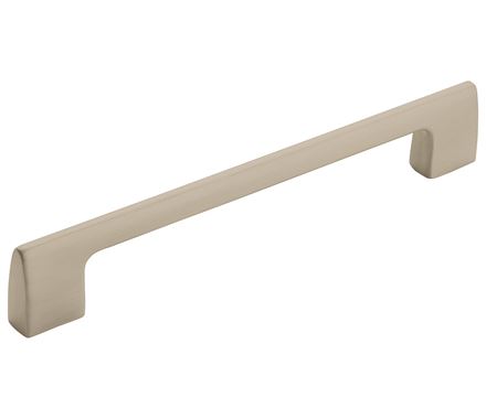 Amerock Riva 6 5/16 Inch CC Cabinet Pull Satin Nickel