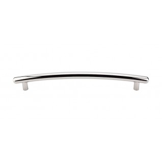 Top Knobs TK170PN Curved Appliance Pull 12 Inch CC Polished Nickel